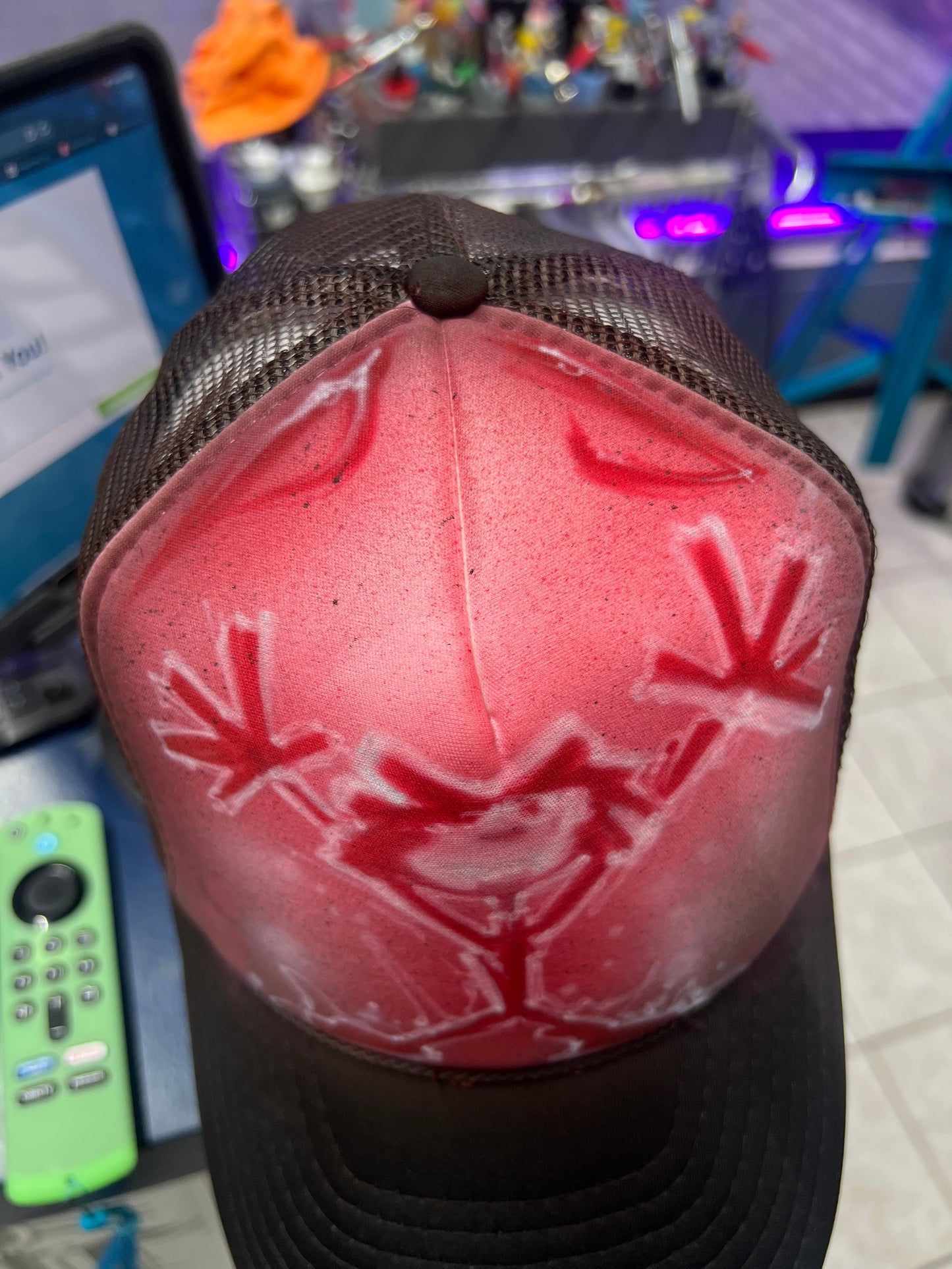 Trucker hat with name